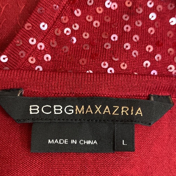 BCBGMaxAzria Sequin Halter Style Top - Picture 9 of 9